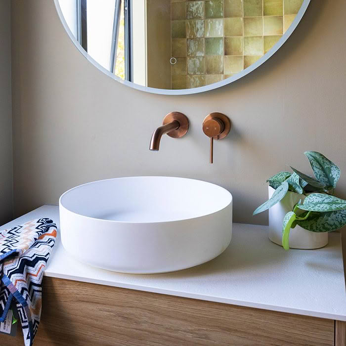 Journal_Art-Matilda_Storm-wall-basin-mixer Voda Storm Wall Mounted Basin Mixer in Brushed Copper