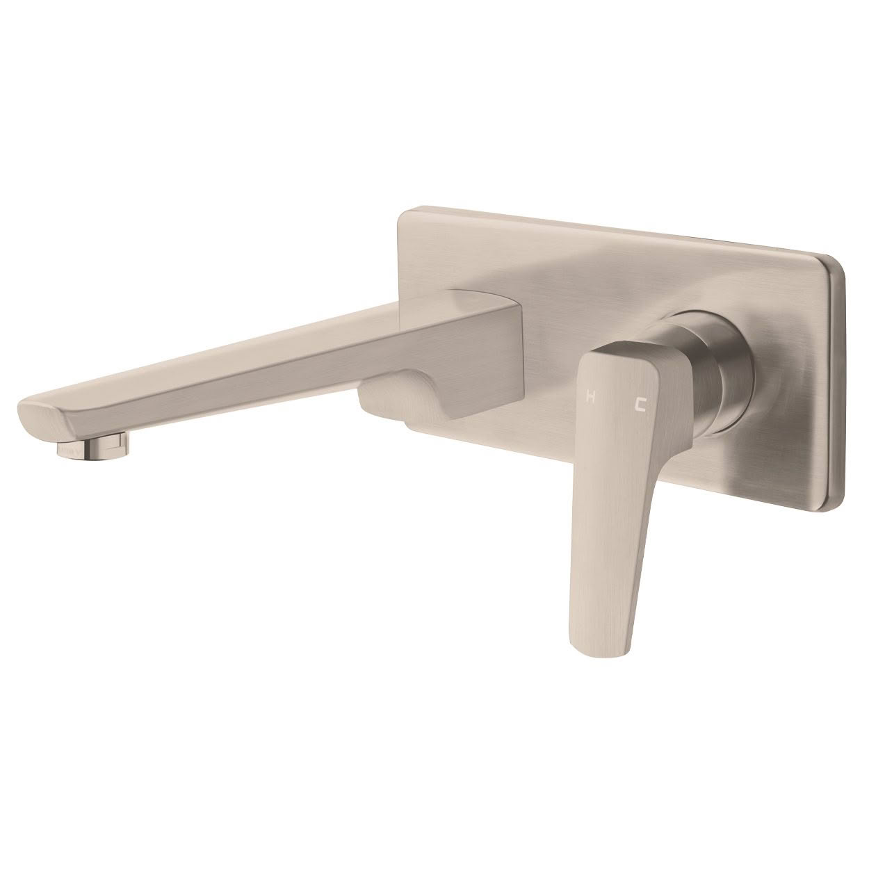 Eclipse Wall Mounted Bath Mixer - Brushed Nickel (PVD)