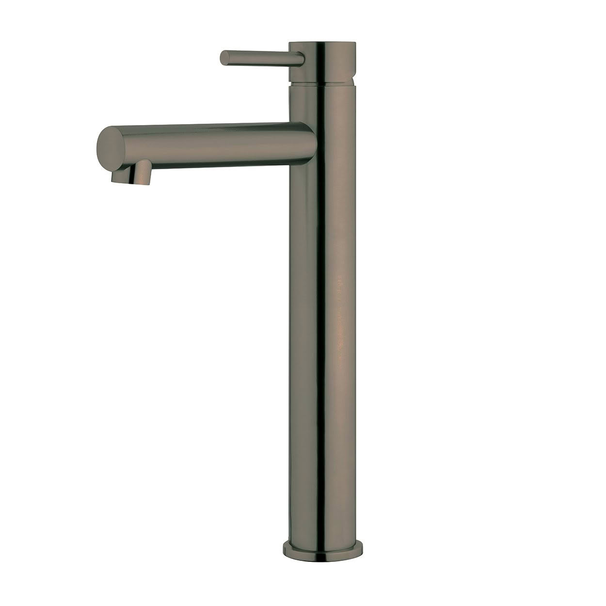 EcoMinimal High Rise Basin Mixer - Brushed Gunmetal (PVD)