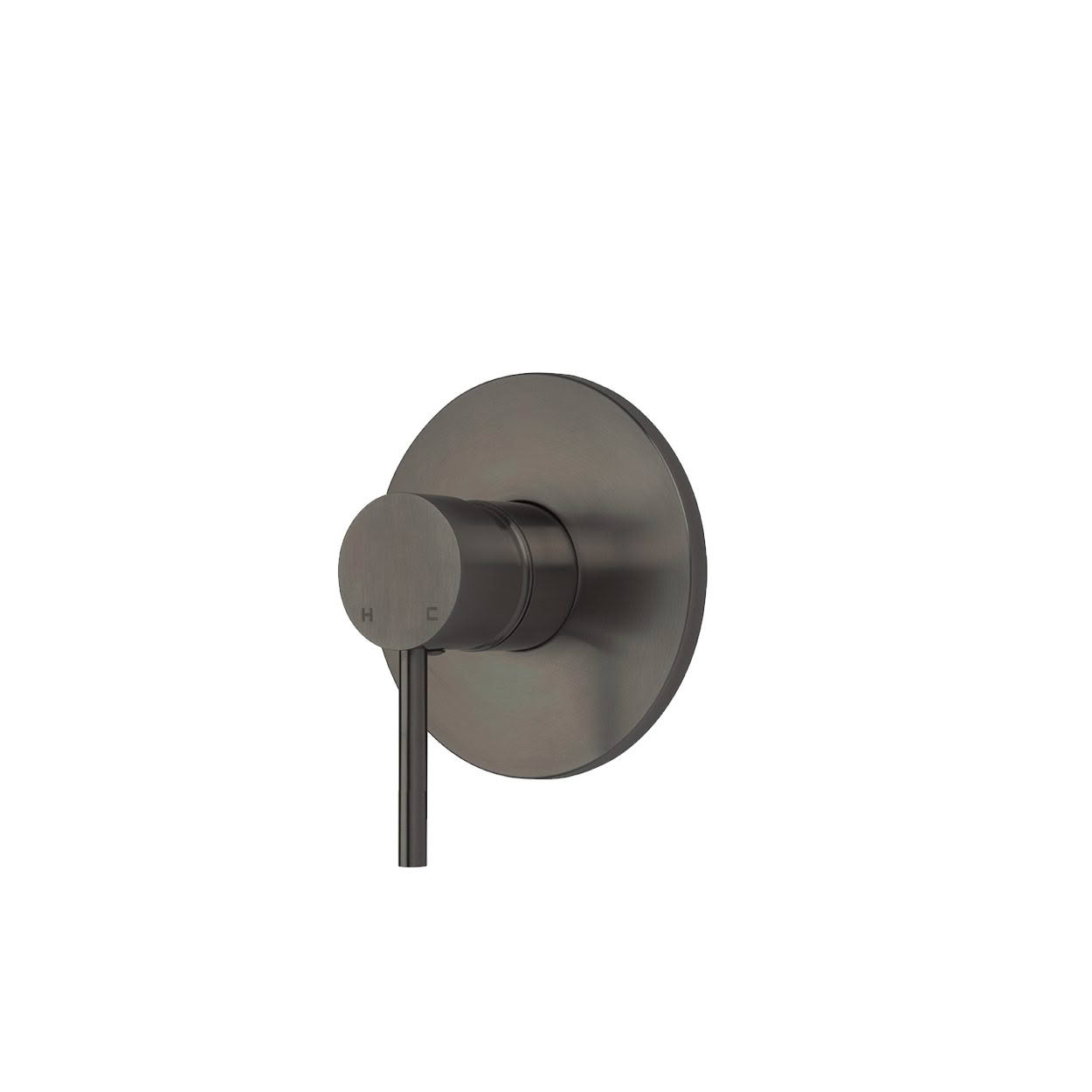 EcoMinimal Shower Mixer - Brushed Gunmetal (PVD)