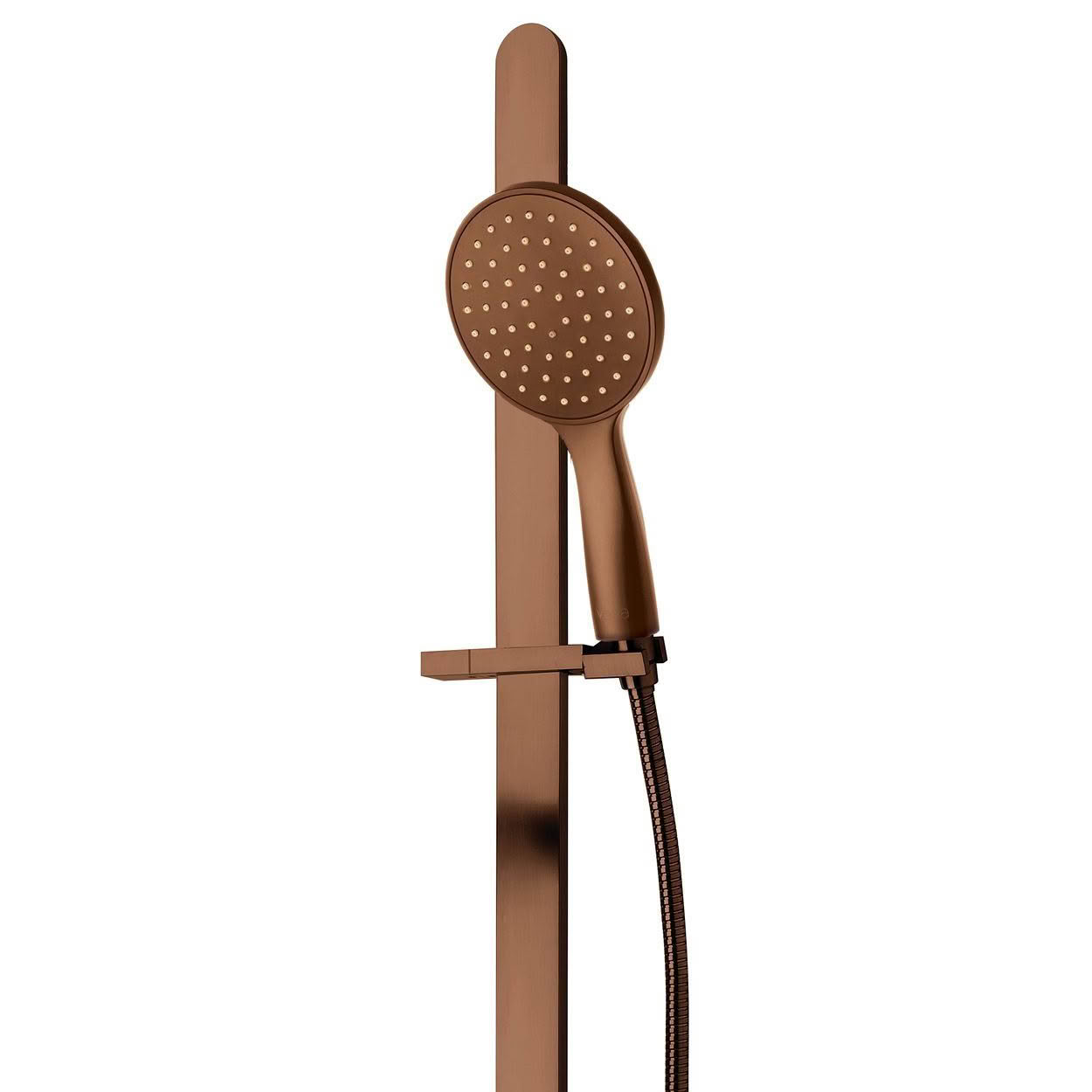 Olympia Slide Shower (Round) – 1 Function - Brushed Copper (PVD)