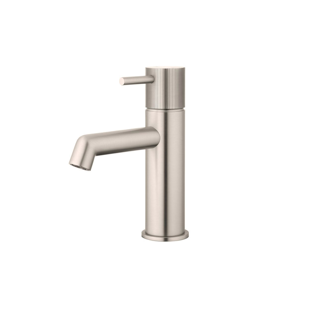 VOX20SS Onyx Basin Mixer in Brushed Stainless | Grooved Handle