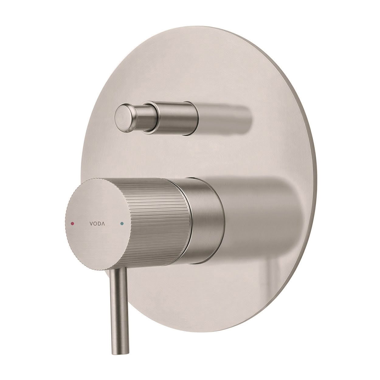 VOX35SS Onyx Diverter Shower Mixer in Brushed Stainless | Grooved Handle